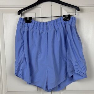 Athleta Periwinkle Hustle 3” Athletic Shorts - 1X